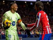 拉菲尼亚近9次对阵马竞1球6助攻，近8次对马竞首发6场参与进球