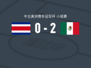 墨西哥U20 2-0哥斯达黎加U20，乌戈-坎贝罗斯点射破门