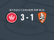 西悉尼流浪者女足3-1逆转布里斯班狮吼女足，塔莉娅-尤尼斯1射1传，布鲁克-米勒破门
