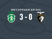 葡萄牙体育二队3-0大胜波尔蒂芒人，考阿-奥利韦拉、毛罗-科托破门