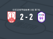 佩斯斯索罗2-2RANS努桑塔拉遭印尼甲3连平，雷凡-纳迪夫破门，安迪-哈吉托扳平
