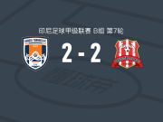 佩坎巴鲁龙卷风队2-2德尔特雷斯，奥利亚-拉赫曼破门，内森-阿里救主