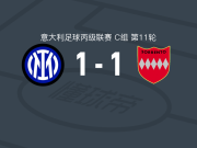国际米兰U23 1-1索伦托，斯塔里塔打破僵局，茹贝雷克扳平比分