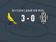 摩德纳3-0大胜切塞纳，贝洛蒂双响