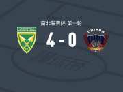 金箭4-0大胜茨普帕，Jerome Karelse、Nhlanhla Zwane破门