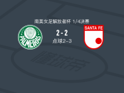 点球大战圣菲独立女足5-4帕尔梅拉斯女足