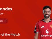 全场创造8次机会，B费当选曼联客战纽卡最佳球员