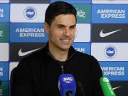 阿尔特塔：赛后谢场时得知曼城丢分，比赛期间没时间关心这个