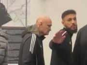 疑似受伤，马兹拉维赛后一瘸一拐离开球场