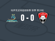 阿斯塔纳0-0凯萨尔，场面火爆，阿斯塔纳5人染黄