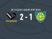 巴勒莫2-1卡拉雷塞，瓦瓦索里、丹尼斯-约翰森破门