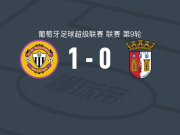 马德拉国民1-0布拉加，米格尔-巴埃萨打进全场唯一进球