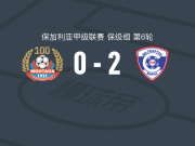 瓦尔纳斯巴达2-0蒙塔纳，斯托扬诺夫斯基建功，春丘科夫锁定胜局