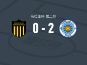 蒙得维的亚城力矩2-0佩纳罗尔，纳韦尔-达席尔瓦独中两元