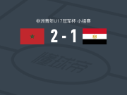 摩洛哥U17 2-1埃及U17，Imran Talai、Mohamed Moustache破门