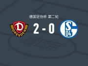 德累斯顿迪纳摩2-0沙尔克，乔维奇破门，达费尔纳锦上添花