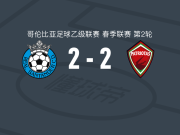 皇家桑坦德2-2博亚卡爱国者，Kevin Álvarez破门，Carlos Copete扳平