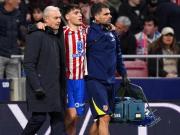 世体：马竞冬窗新援门多萨右脚踝二级扭伤，预计伤缺一个月