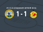 利梅诺市政1-1CD萨卡特科卢卡，Manuel González先拔头筹，克拉罗斯扳平比分