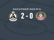 索菲亚斯拉维亚2-0蒙塔纳，Emiliyan Gogev建功，巴洛夫锁定胜局