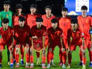 U17亚洲杯决赛数据：控球率43%-57%，射正3-7