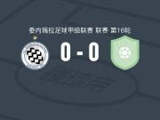 圭亚那矿工0-0波多港，双方鏖战90分钟未分胜负