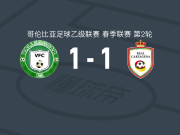 瓦勒度帕尔1-1皇家卡塔赫纳，阿科斯塔破门，Marlon Balanta扳平比分