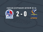 CD奥林匹亚2-0洛沃斯墨，J. Rodriguez包办2球