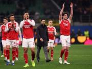 阿森纳欧冠已取得8连胜，历史上英格兰球队中仅次于曼城