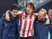 官方：乌奈-戈麦斯左膝内侧髁挫伤，所幸前十字韧带未受伤