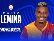  打进唯一进球帮助加拉塔萨雷击败利物浦，勒米纳当选全场最佳