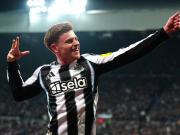  打入一球，哈维-巴恩斯当选纽卡vs巴萨全场最佳球员