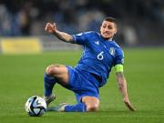 意媒：维拉蒂膝盖受伤，无缘代表意大利出战本月世预赛附加赛