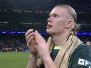 哈兰德欧冠生涯第二次单场0射门，上一次是在6年前