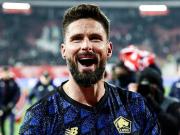 吉鲁连续8次对维拉都进球，30岁后35场欧联杯斩19球5助攻