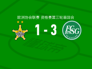 圣加仑3-1蒂拉斯波尔警长，维齐希破门，弗罗卡伊建功