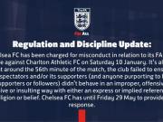 官方：因球迷在对查尔顿时有歧视行为，切尔西被英足总指控