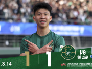  战报 | 王钰栋收获赛季首球，球队1-1战平上海申花