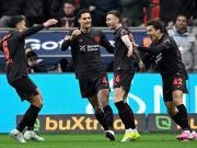 半场战报：勒沃库森1-0拜仁，加西亚破门，雅克松直红