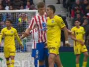 猴子偷桃，赫塔费后卫阿布卡尔手抓瑟洛特裆部被红牌罚下