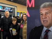 每体：巴萨竞选前一天两位候选人选择休息，陪家人或看动物