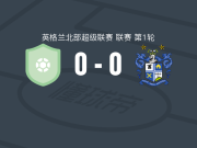 雷德卡竞技0-0伯里，双方互有攻守