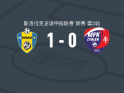 胡门尼1-0兹沃伦火车头，cyril vasil制胜球