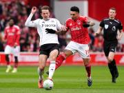 诺丁汉森林0-0富勒姆，恩多耶进球被吹，埃纳击中门框