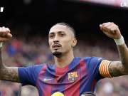 西甲单场打入两粒点球，拉菲尼亚是本世纪巴萨球员第六人