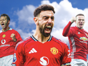 红魔生涯进球、助攻数均已破百，B费成英超时代曼联第三人