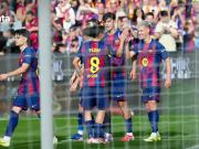 巴萨本赛季联赛已打入75球，五大联赛仅次于拜仁