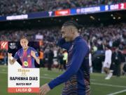 帽子戏法，拉菲尼亚当选巴萨vs塞维利亚全场最佳球员