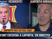 拉波表示巴萨未来将势不可挡，丰特听到后做出耐人寻味的表情