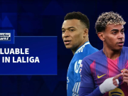  德转更新西甲身价前10：亚马尔、姆巴佩2亿第1，7人身价过亿